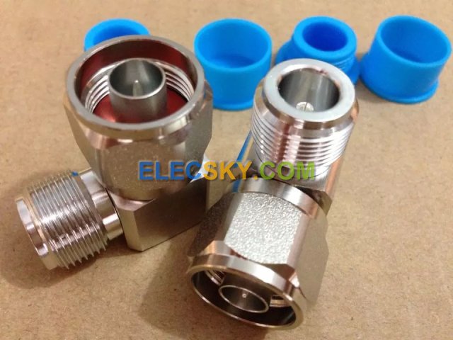 50 Ohm N male to N female 90 ° RF adapter (N-KJW) /L16