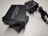 (image for) 2CH Audio over Fiber optic Converter,Broadcast RCA Extender to Fiber Singlmode up to 20Km(12.4mi), A set