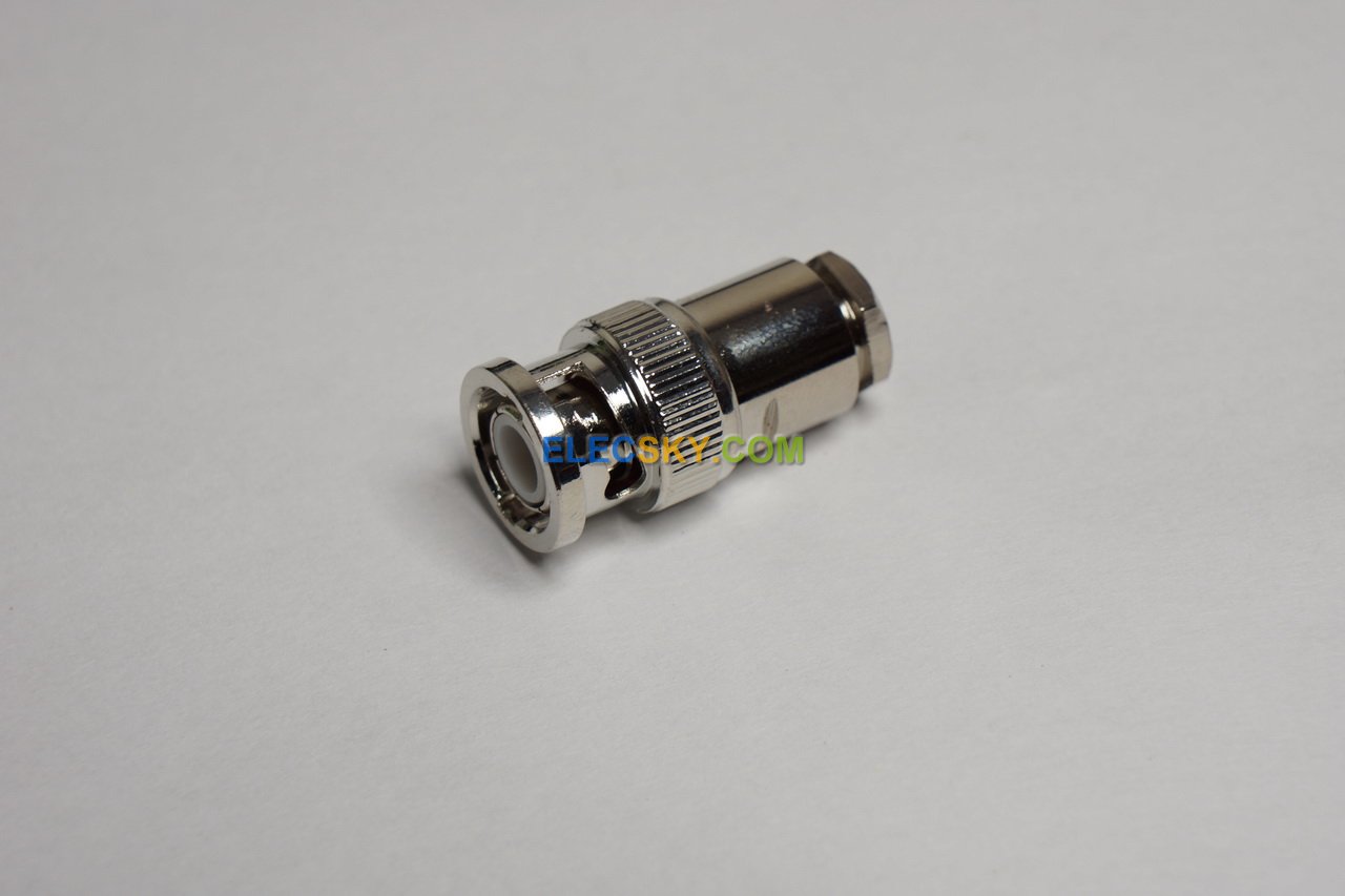 (imagen para) Conector de cable coaxial BNC(Q9) Macho 50-3 (RG58)