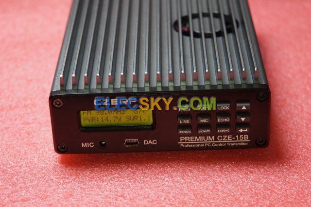 (image for) [CZE-15B] 0-15W FM broadcast Transmitter