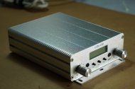 (image for) 15W PLL FM Radio Stereo Transmitter (silver)+Antenna+Power Supply