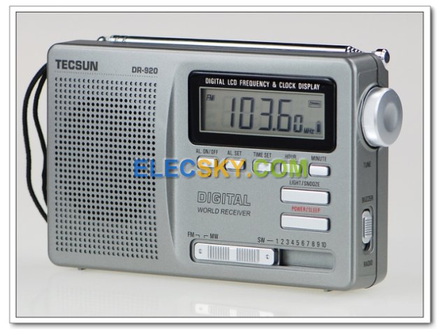TECSUN DR-920C DIGITAL FM MW SW 12 BAND RADIO