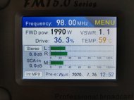 (image for) FMT5.0-2000H 2000W Professional FM broadcast transmitter with exciter 87.5-108MHz 2U