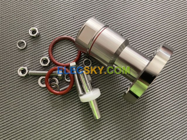 IF45 EIA flange connector for 7/8' 50-22 helical coaxial cable