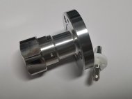 (image for) IF45/L29 adapter EIA 7/8 flange to DIN 7/16 L29 male RF Coax Converter Adapter