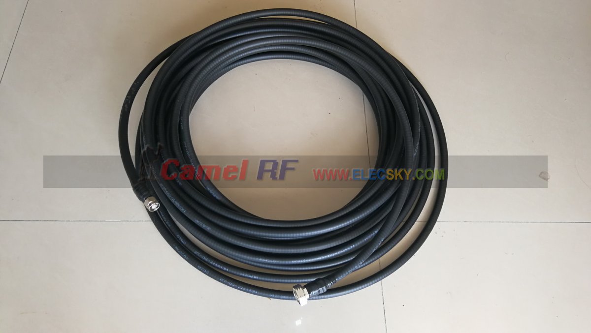 50-12 1/2' Coaxial cable 30 meter with N L16 and DIN L29 connector For FMT-1000H 1KW transmitter - Click Image to Close