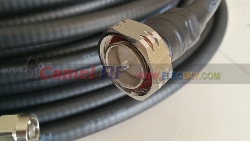 50-12 1/2' Coaxial cable 20 meter with N L16 and DIN L29 connector For FMT-1000H 1KW transmitter - Click Image to Close
