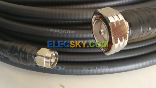 50-12 1/2' Coaxial cable 40 meter with N L16 and DIN L29 connector