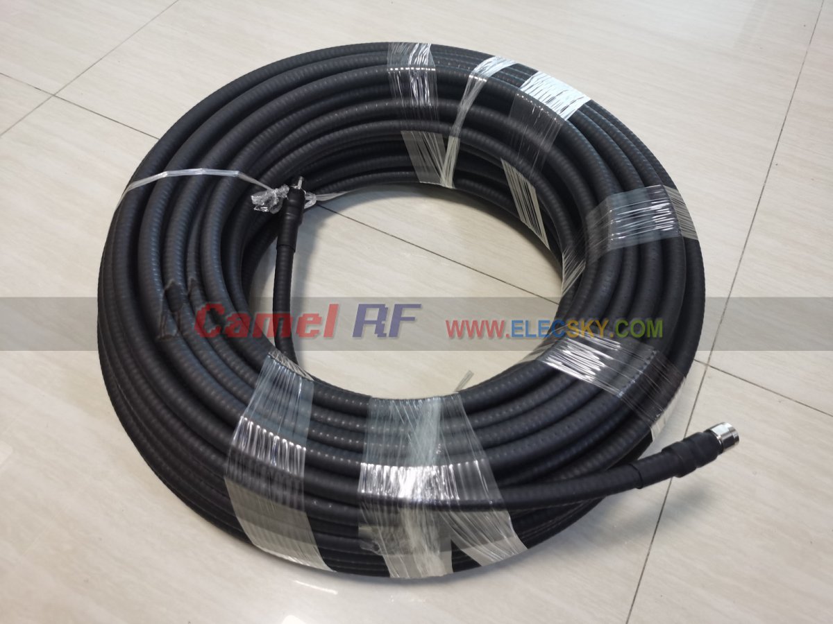 (image for) 30 meters 1∕2＂50-12 coaxial cable with L16 NJ+NJ connector