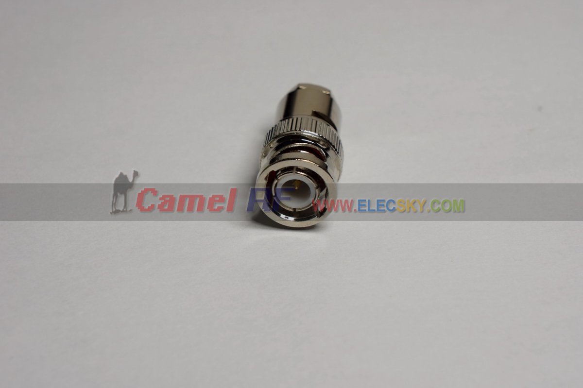 (image for) BNC(Q9) Male 50-3 (RG58) coaxial cable connector