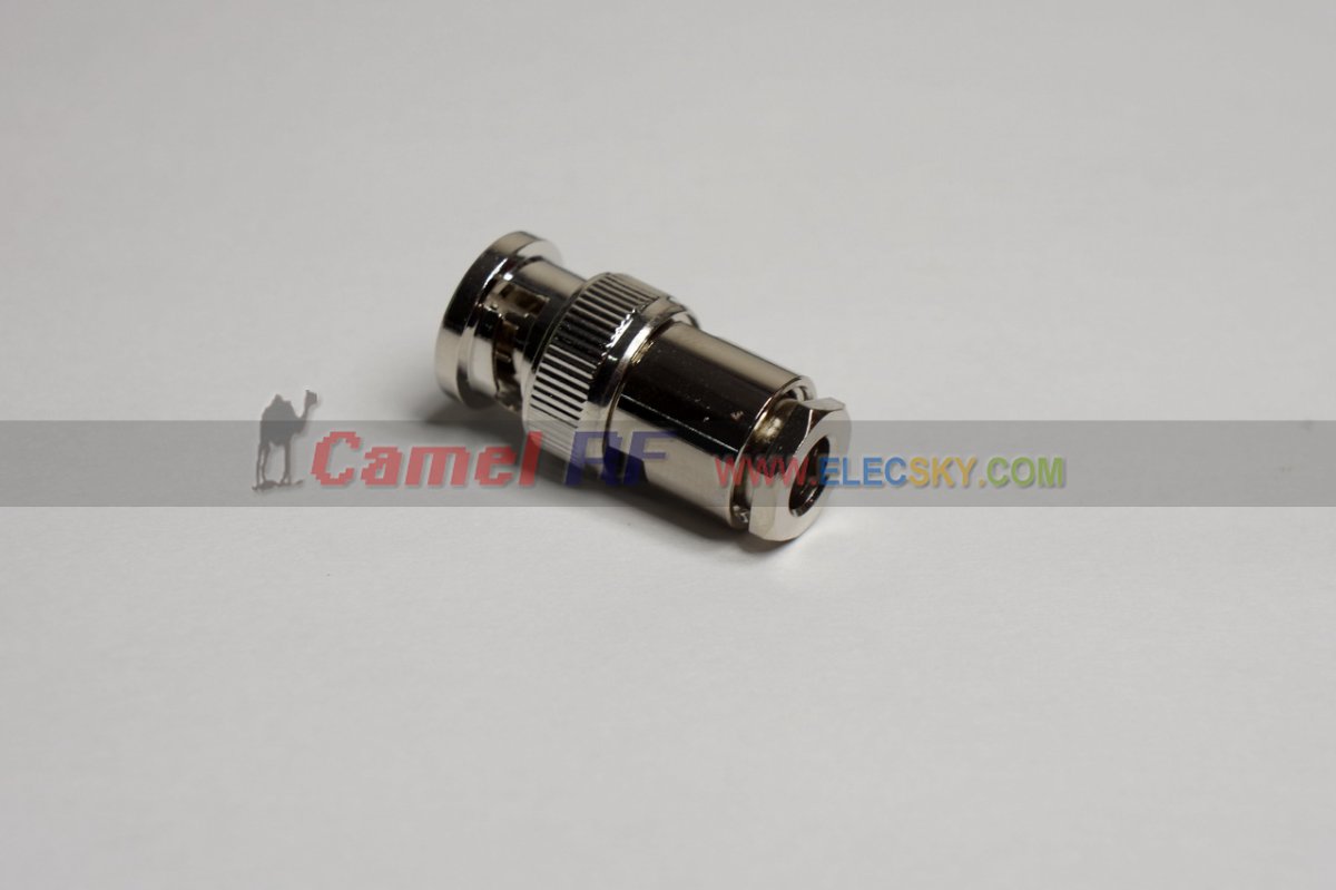 (image for) BNC(Q9) Male 50-3 (RG58) coaxial cable connector