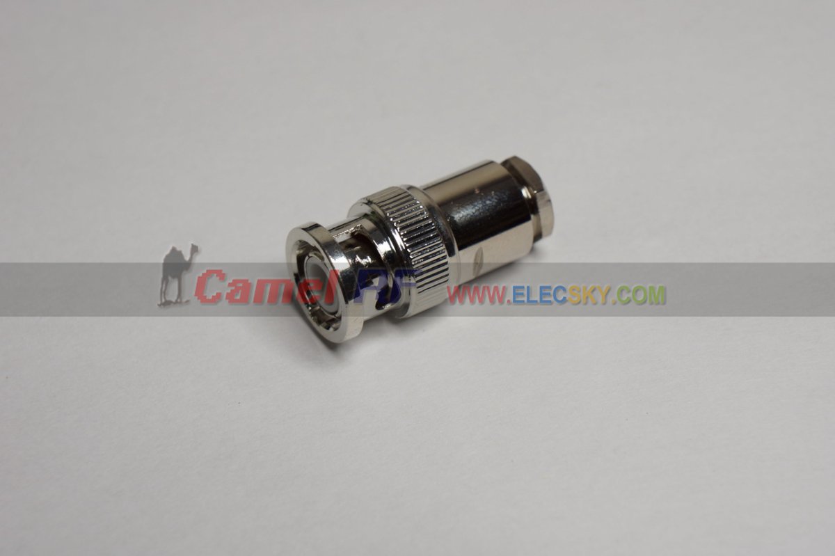 (image for) BNC(Q9) Male 50-3 (RG58) coaxial cable connector