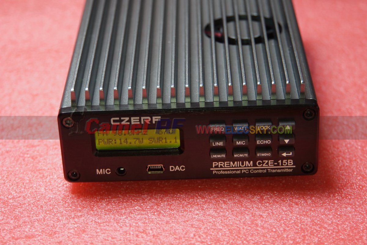 (image for) [CZE-15B] 0-15W FM broadcast Transmitter