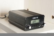 [CZE-7C Kit] 7W PLL FM broadcast Transmitter+Antenna+Power Supply
