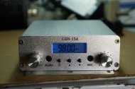 15W PLL FM Radio Stereo Transmitter (silver)+Antenna+Power Supply