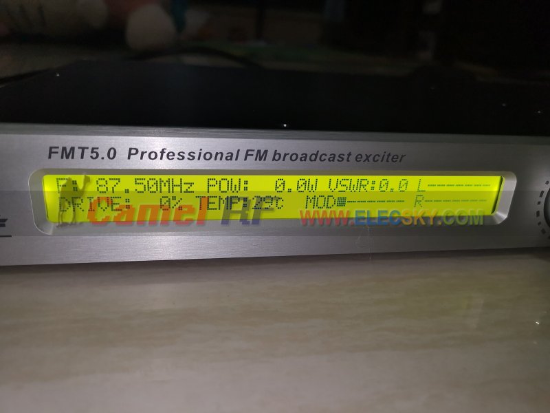 FMT5.0 50W profession FM broadcast exciter/FM transmitter 87.5-108MHz 1U- New - Click Image to Close