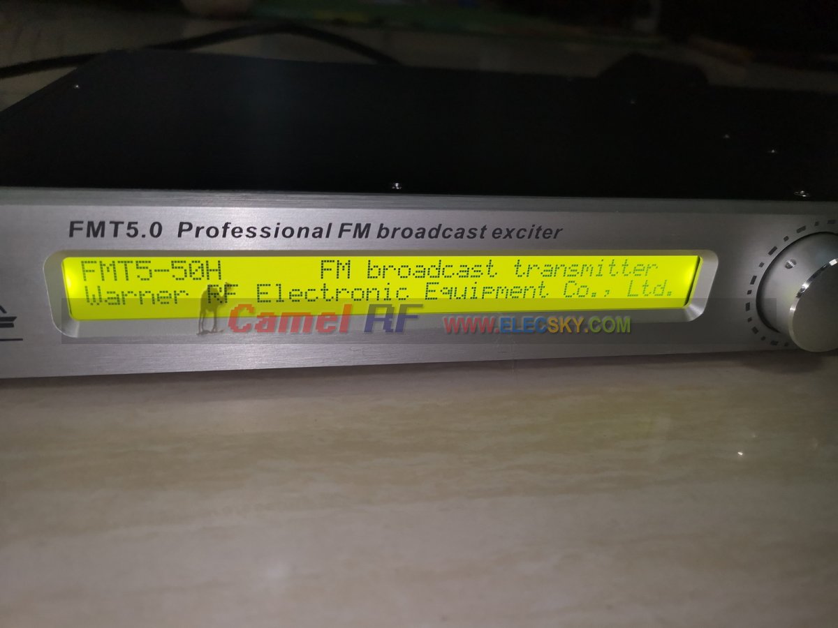 FMT5.0 50W profession FM broadcast exciter/FM transmitter 87.5-108MHz 1U- New - Click Image to Close