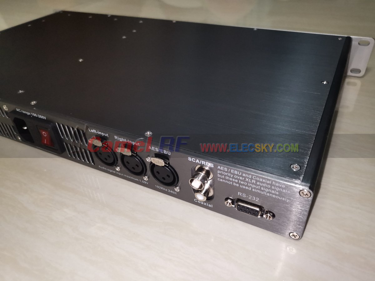 WNRF FMT5.0-150H 150W Professional FM Broadcast Exciter / Transmitter | 1U Rack