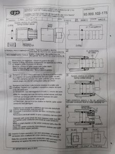 (image for) IF45 EIA flange connector for 1/2' 50-12 helical coaxial cable
