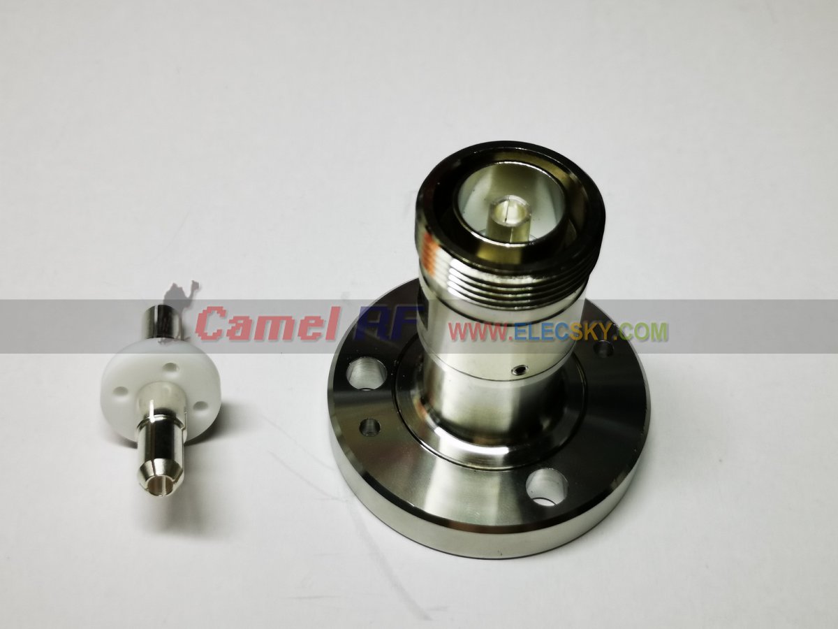 (image for) IF45/L29-K adapter EIA 7/8 flange to DIN 7/16 L29 female RF Coax Converter Adapter