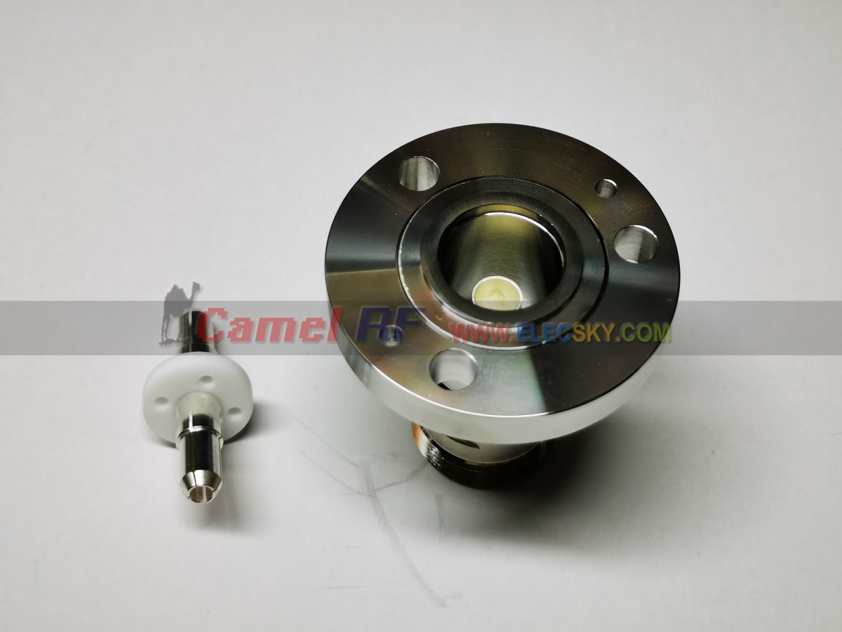 (image for) IF45/L29-K adapter EIA 7/8 flange to DIN 7/16 L29 female RF Coax Converter Adapter
