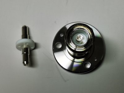 (image for) IF45/L29-K adapter EIA 7/8 flange to DIN 7/16 L29 female RF Coax Converter Adapter