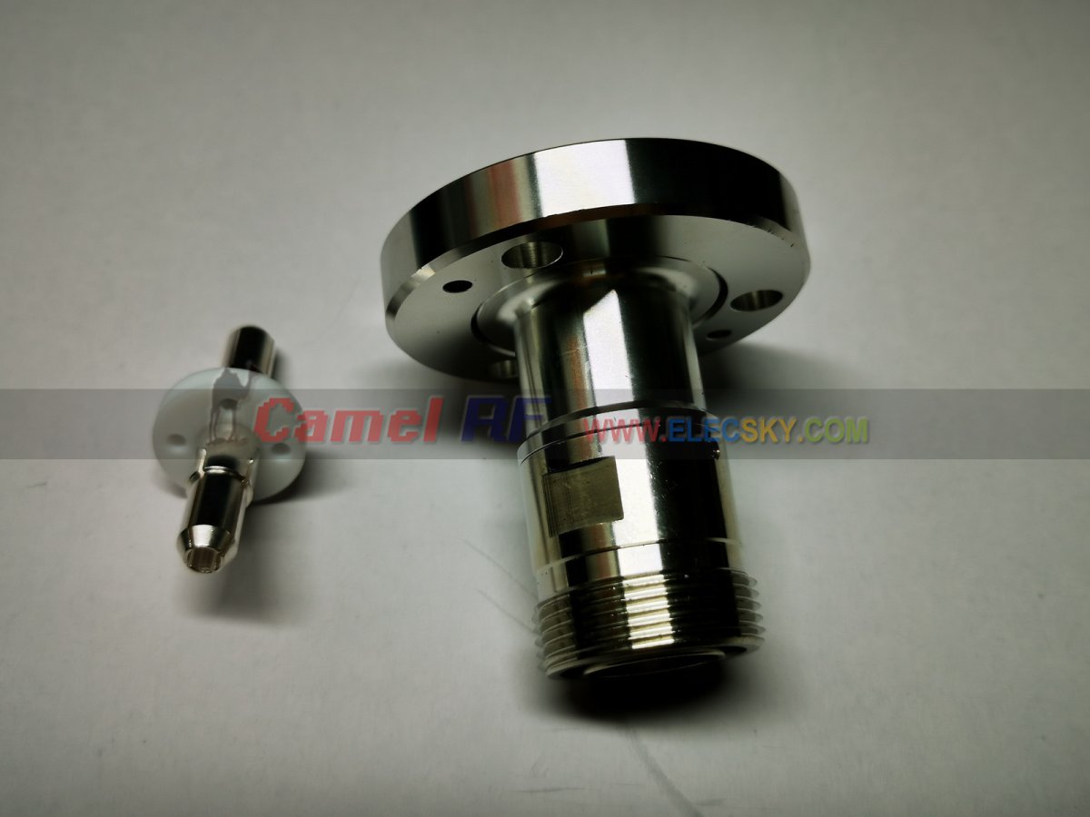 (image for) IF45/L29-K adapter EIA 7/8 flange to DIN 7/16 L29 female RF Coax Converter Adapter