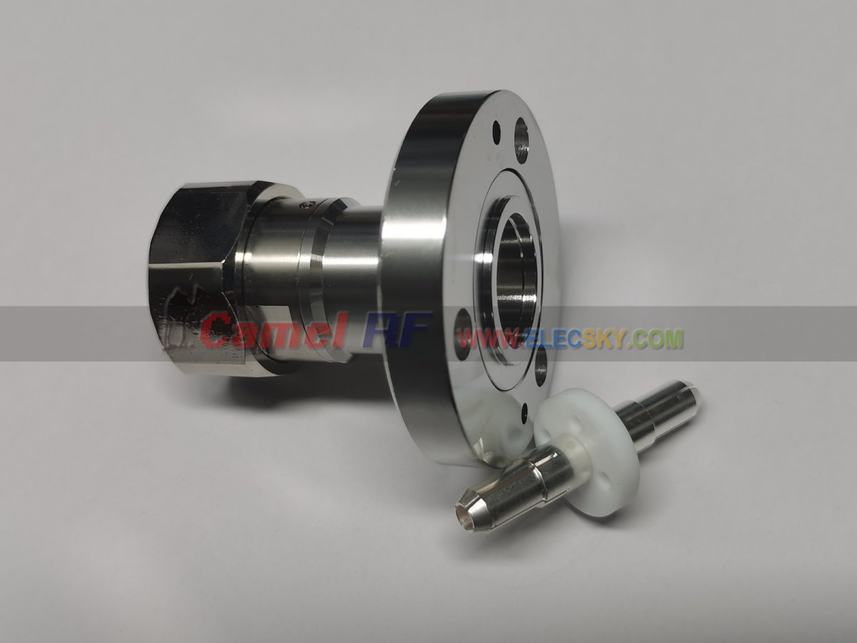 (image for) IF45/L29 adapter EIA 7/8 flange to DIN 7/16 L29 male RF Coax Converter Adapter