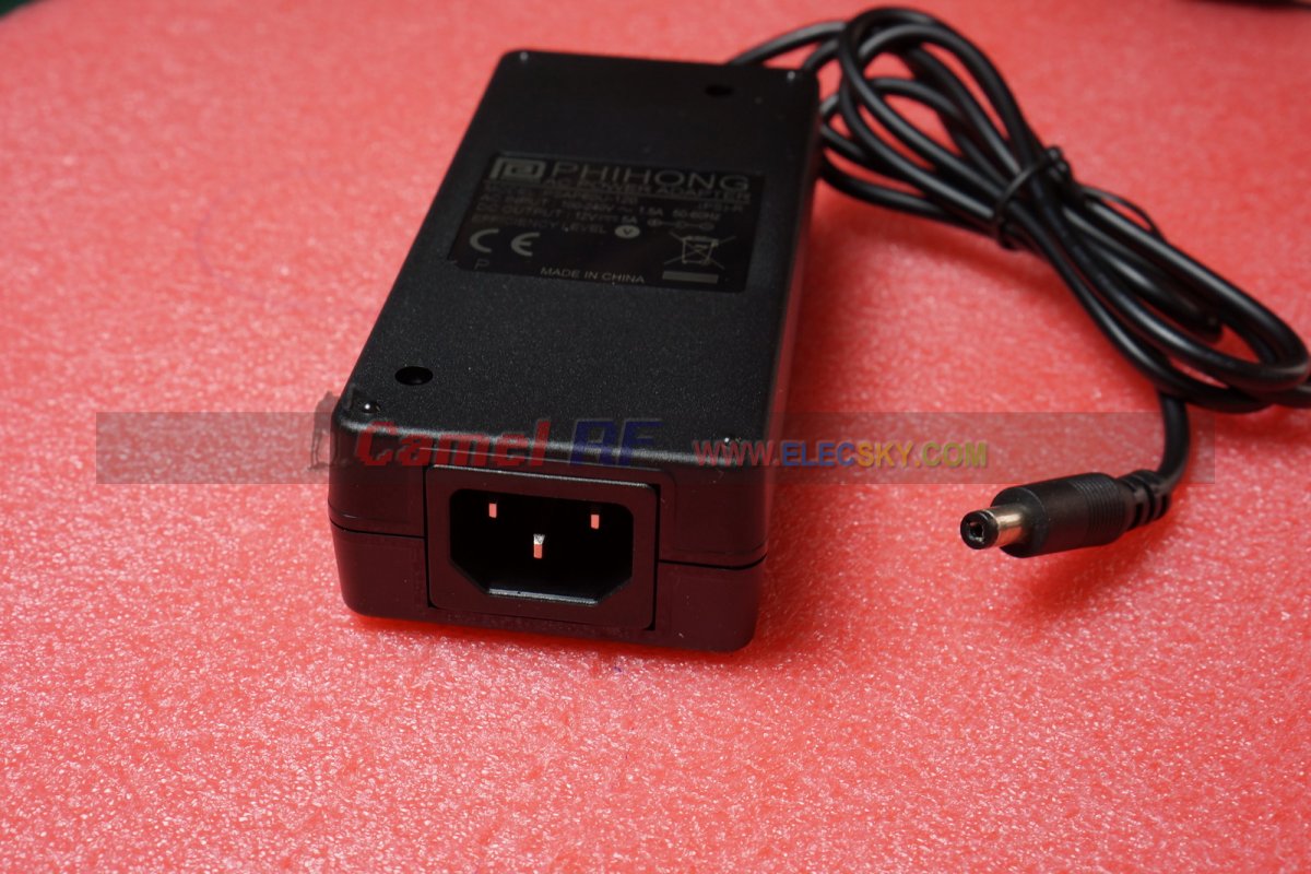 PHIHONG AC100~240V TO DC 12V 5A Power Supply / Power adapter - Click Image to Close