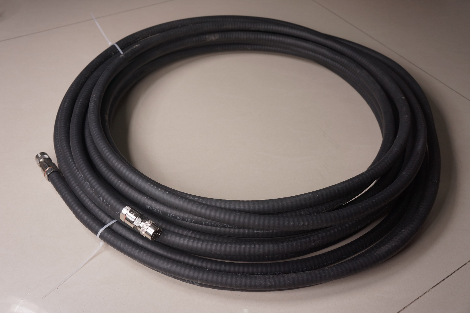 50-12 1/2" Coaxial cable 20 Meter with N type Connector - Click Image to Close