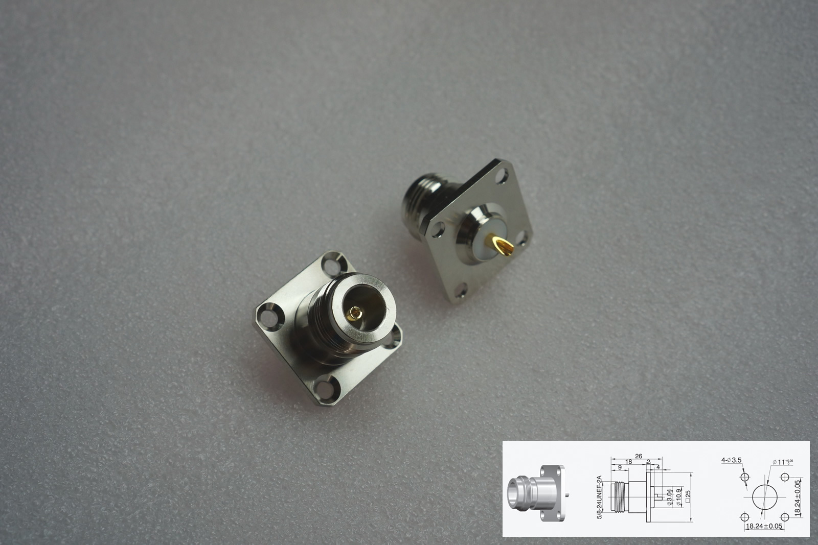 (image for) L16 N female RF Connector (50N-KF-26) - Click Image to Close