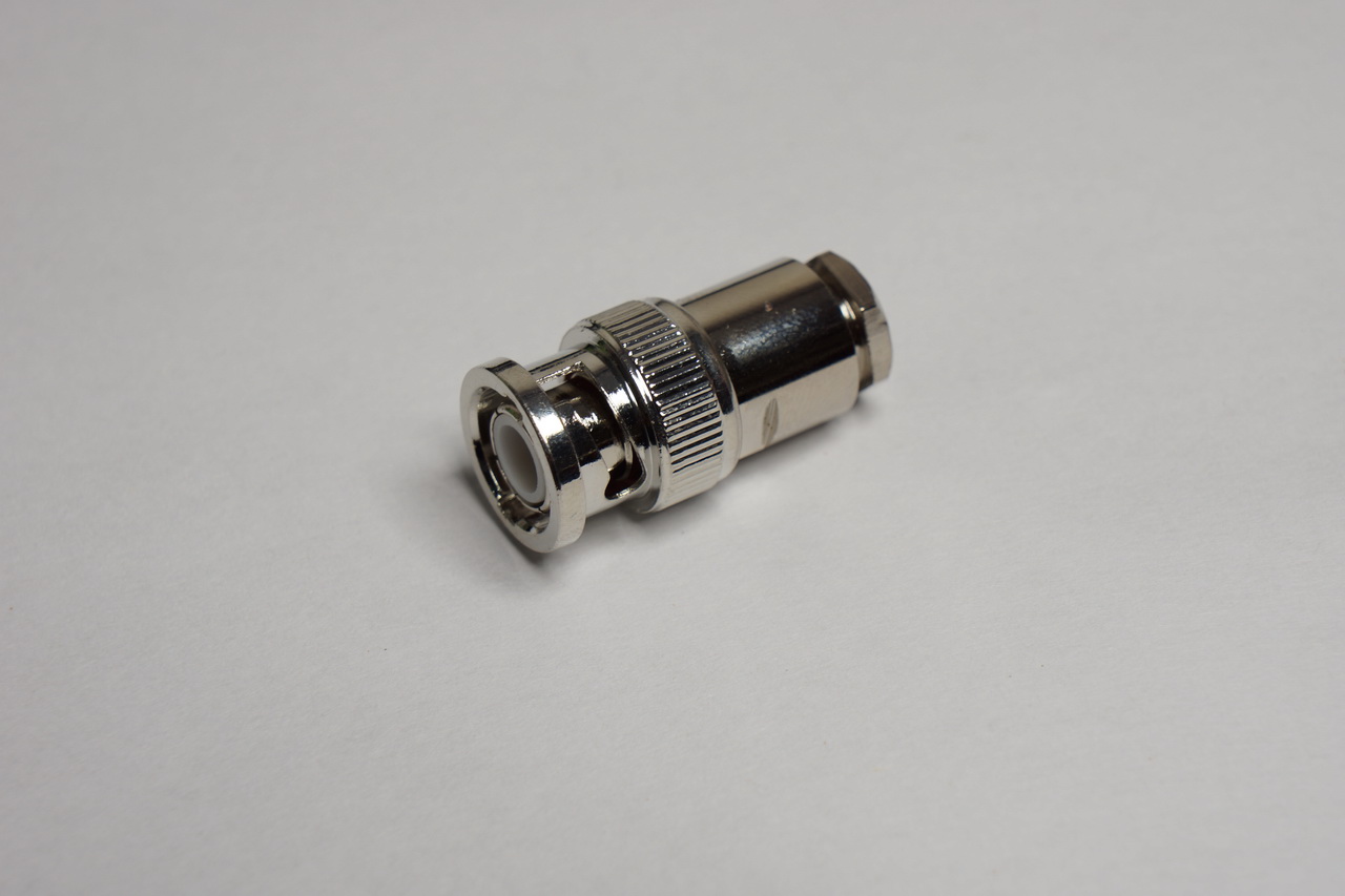 (image for) BNC(Q9) Male 50-3 (RG58) coaxial cable connector - Click Image to Close