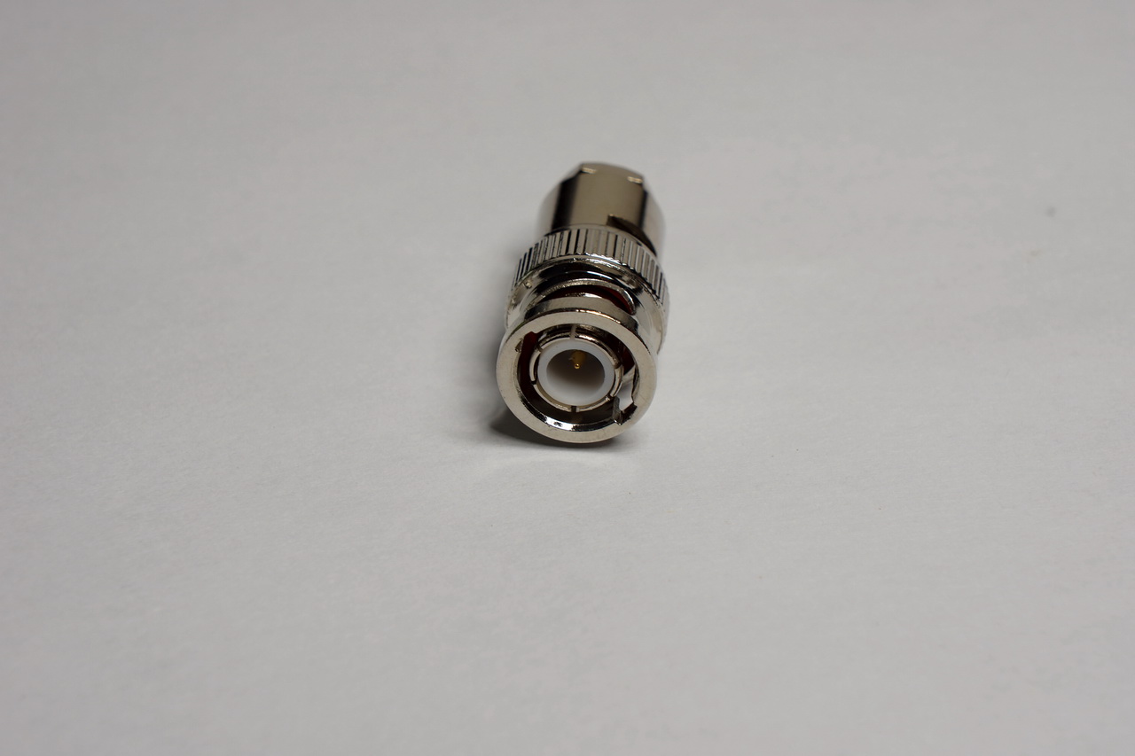 (image for) BNC(Q9) Male 50-3 (RG58) coaxial cable connector
