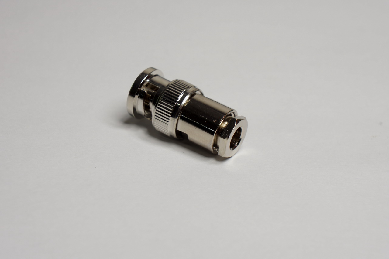 (image for) BNC(Q9) Male 50-3 (RG58) coaxial cable connector