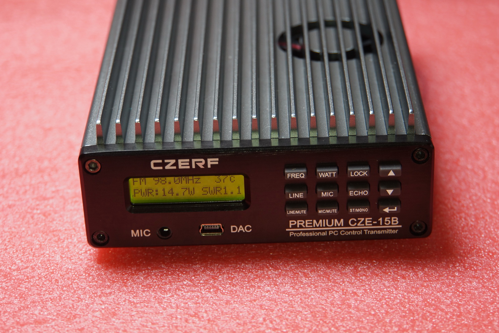 (image for) [CZE-15B-KITS] 0-15W FM Transmitter with Antenna and power supply
