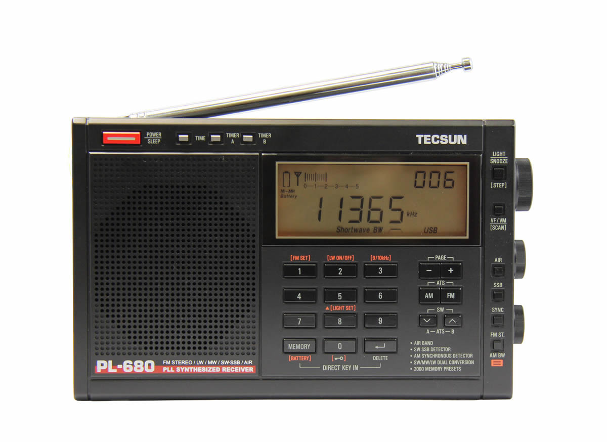 (image for) TECSUN PL680 PLL FM/Stereo MW LW SW SSB AIR Band - Click Image to Close