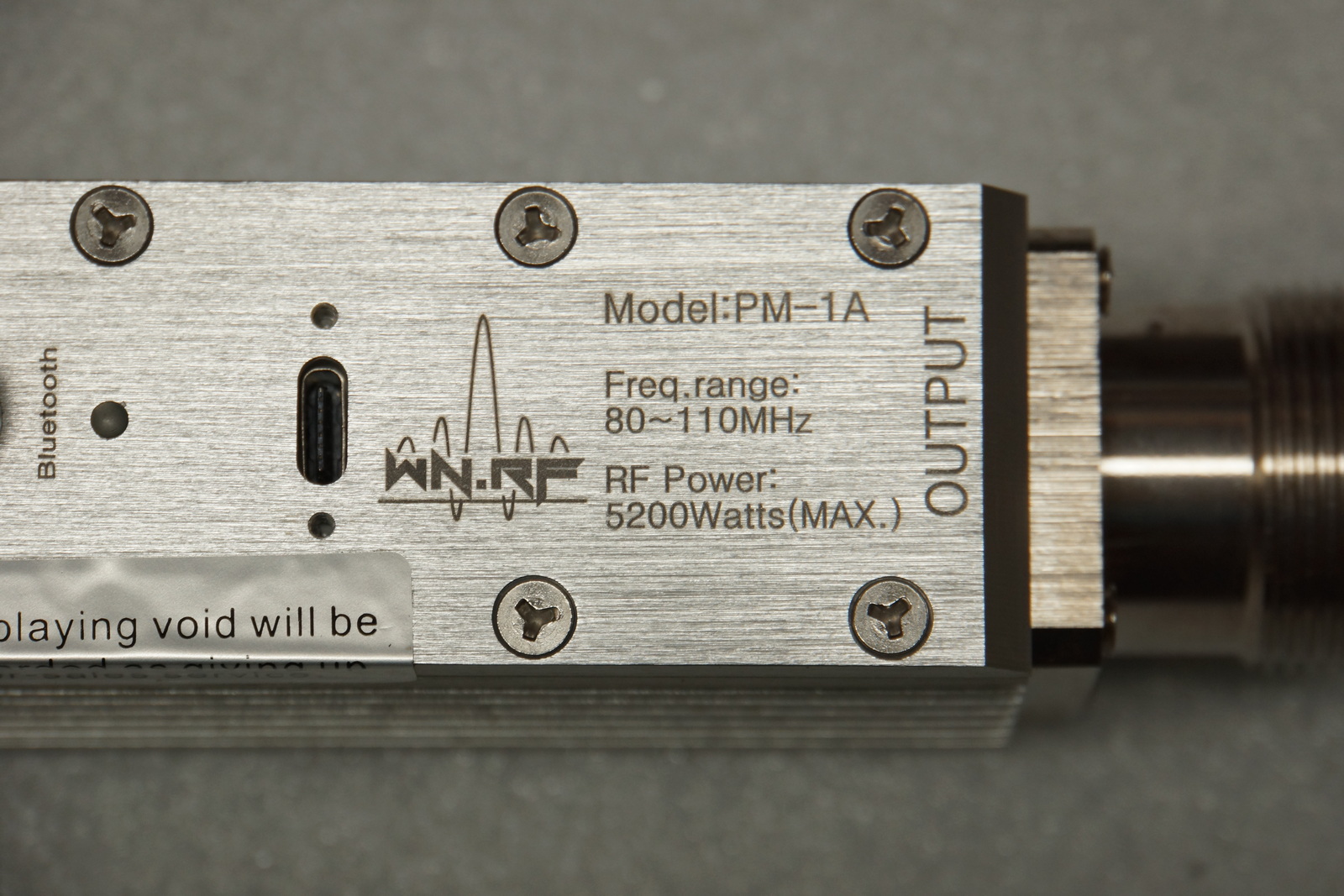 (image for) [PM-1A] RF Power Meter 85-110Mhz/ 5200Watt for FM transmitter VSWR & RF power test