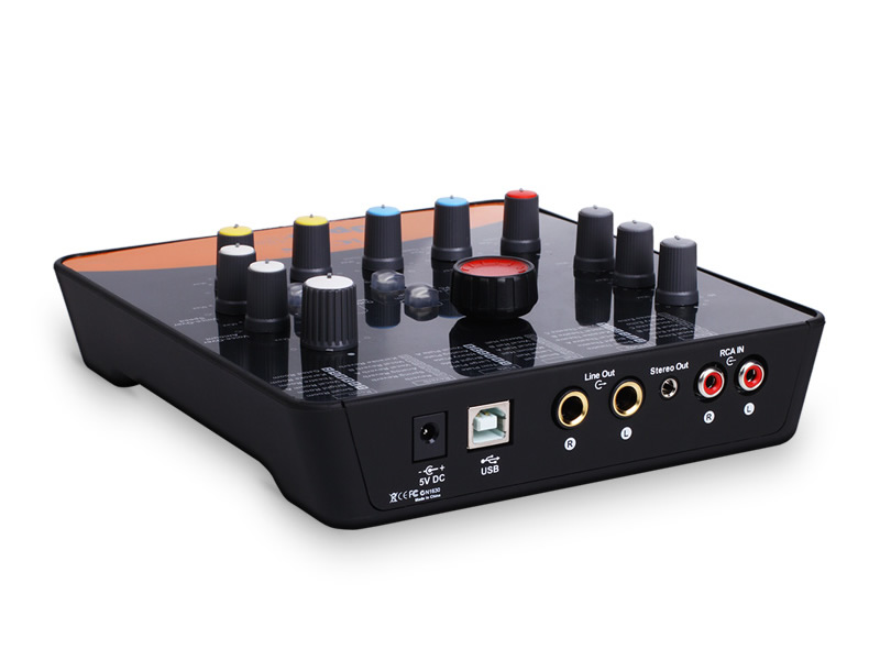 (image for) ICON upod pro Professional external sound card 2 mic-In/1 guitar-In, 2-Out USB Recording Interface 48V phantom power equipped