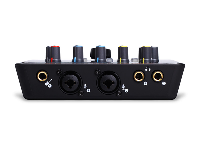 (image for) ICON upod pro Professional external sound card 2 mic-In/1 guitar-In, 2-Out USB Recording Interface 48V phantom power equipped